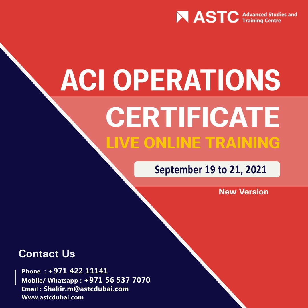 ACI Operations Certificate